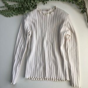 Zara Ruffle Cream Color Top For Toddler Girl